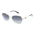 Marc Jacobs Eyewear J Marc oversize-frame sunglasses - Gold