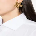 Marni floral-shaped polished earrings - Gold