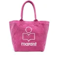 ISABEL MARANT Yenky logo-embroidered tote bag - Pink