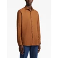 Zegna Cashco cotton-cashmere shirt - Orange