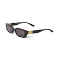 Karl Lagerfeld Heritage rectangle-frame sunglasses - Black