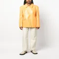 Nanushka Hadasa faux-leather jacket - Orange