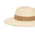 Maison Michel Virginie straw Fedora hat - Neutrals