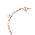 Dodo 9kt rose gold and sterling silver Granelli beaded bracelet - Pink