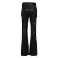 DKNY mid-rise flared jeans - Black