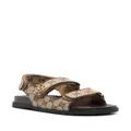 Gucci GG Supreme canvas sandals - Brown