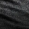 Philipp Plein monogram-pattern gradient-effect scarf - Black
