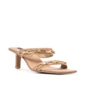 Senso Mikayla 80mm chain-link mules - Brown