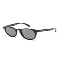 Giorgio Armani Panto round-frame sunglasses - Black