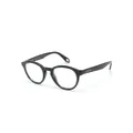Giorgio Armani Panto round-frame glasses - Black