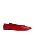 Mansur Gavriel Dream leather ballerina shoes - Red