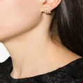 Maje rhinestone-embellished polished earrings - Gold