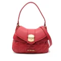 Love Moschino logo-lettering quilted tote bag - Red