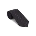 Brunello Cucinelli jacquard silk tie - Black