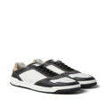 Brunello Cucinelli colour-block panelled leather sneakers - White