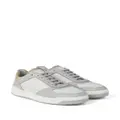 Brunello Cucinelli logo-patch leather sneakers - White