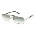 Marc Jacobs Eyewear tortoiseshell-detailed navigator-frame sunglasses - Brown