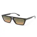 Marc Jacobs Eyewear gradient-lenses pilot-frame sunglasses - Black