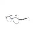 Giorgio Armani round-frame glasses - Blue