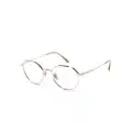 Giorgio Armani octagonal-frame glasses - Metallic