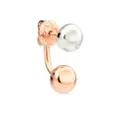 Dodo 9kt rose gold Pepita stud earring