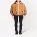 Prada zip-fastening hooded jacket - Neutrals