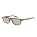Montblanc square-frame sunglasses - Green