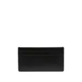 Lanvin logo-patch leather cardholder - Black