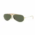 Ray-Ban Shooter aviator-frame sunglasses - Gold