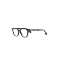 Kenzo round-frame logo glasses - Black