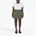 ANINE BING Aveline cotton straight skirt - Green