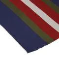 Bally colour-block striped jacquard scarf - Blue
