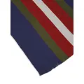 Bally colour-block striped jacquard scarf - Blue