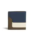 Marni colour-block bi-fold leather wallet - Green