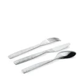 Alessi Dressed cutlery set (24-people setting) - Silver