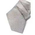 TOM FORD geometric-pattern print silk tie - Black