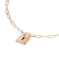 Dodo 18kt rose gold-plated sterling silver Padlock necklace