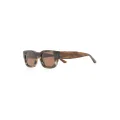 Thierry Lasry Foxxxy square-frame sunglasses - Brown