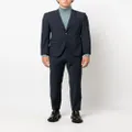 BOSS single-breasted suit jacket - Blue