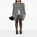 Lanvin tailored tweed jacket - Black