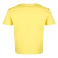 Moschino logo-appliqué cotton T-shirt - Yellow