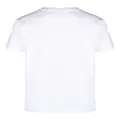 Moschino logo-appliqué stretch-cotton T-shirt - White