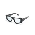 Kuboraum oversized sunglasses - Black