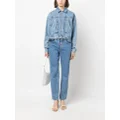 MOSCHINO JEANS cropped denim jacket - Blue