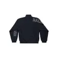 Balenciaga logo-print track jacket - Black