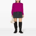 Maje drop-shoulder cashmere jumper - Pink
