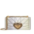 Dolce & Gabbana Devotion leather crossbody bag - Neutrals