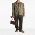 ETRO paisley-print denim shirt jacket - Green
