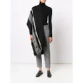 VOZ 'Diagonal' shawl - Black