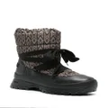 Mackage Conquer monogram-print snow boots - Brown